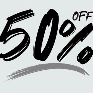 FULL STORE SALE 50% off $50 OR MORE